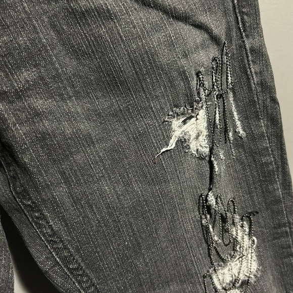 Diesel beaded distressed jeans 24 - Picture 3 of 14